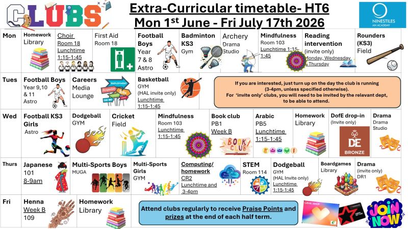 Image for the Tweet beginning: Check out the amazing extra‑curricular