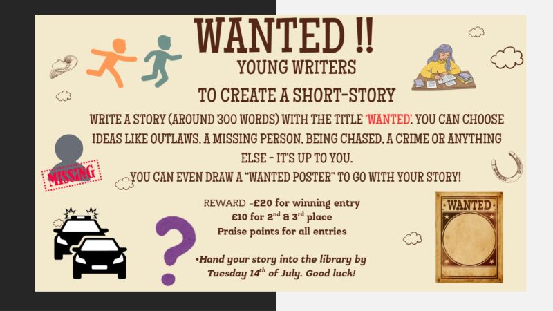Image for the Tweet beginning: 📢 Calling All Young Writers!📢

It’s